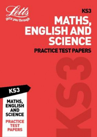 Kniha KS3 Maths, English and Science Practice Test Papers Letts KS3