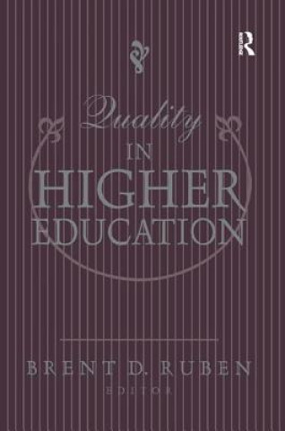 Kniha Quality in Higher Education RUBEN