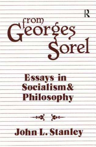 Kniha From Georges Sorel SOREL