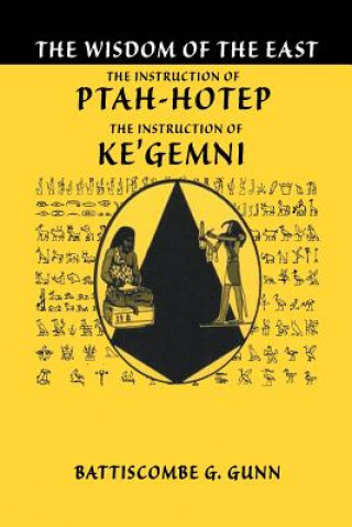 Carte Teachings of Ptahhotep BATTISCOMBE G. GUNN