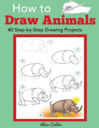 Kniha How to Draw Animals ALISA CALDER
