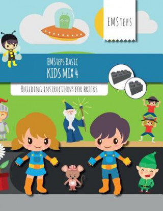 Knjiga EMSteps Basic Kids Mix 4: Building instructions for bricks Emsteps