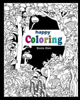Libro Happy Coloring Kevin Hwu