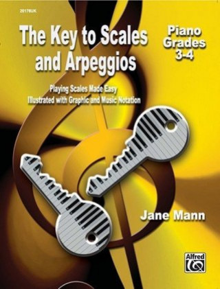 Książka Key to Scales and Arpeggios Grades 3-4 Jane Mann