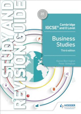 Könyv Cambridge IGCSE and O Level Business Studies Study and Revision Guide 3rd edition Karen Borrington