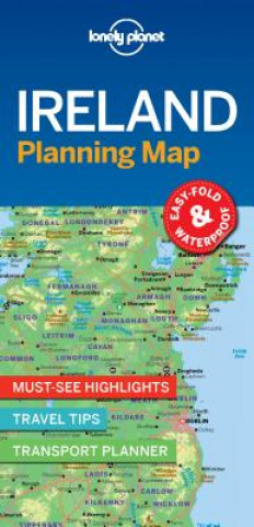 Tlačovina Lonely Planet Ireland Planning Map Planet Lonely