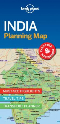 Tiskanica Lonely Planet India Planning Map Planet Lonely