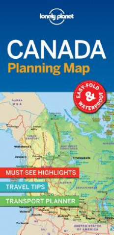 Nyomtatványok Lonely Planet Canada Planning Map Planet Lonely