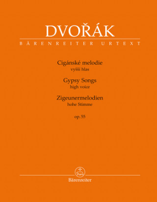 Kniha Cigánské melodie op. 55 Antonín Dvořák