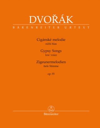 Kniha Cigánské melodie op. 55 Antonín Dvořák