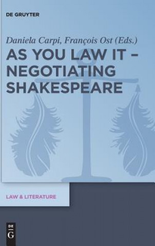 Könyv As You Law It - Negotiating Shakespeare Daniela Carpi