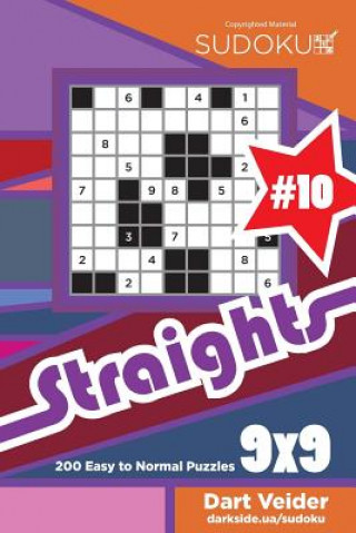 Kniha Sudoku Straights - 200 Easy to Normal Puzzles 9x9 (Volume 10) Dart Veider