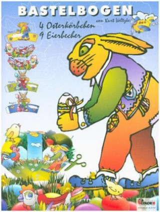 Hra/Hračka Ostern Bastelbogen Körbchen und Becher Kurt Völtzke