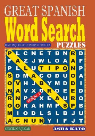 Book GREAT SPANISH Word Search Puzzles. Vol 2 Asha Kato