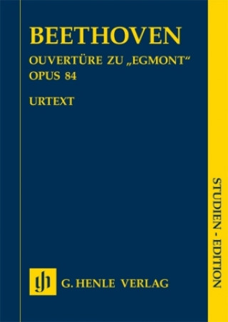 Nyomtatványok Ouvertüre zu "Egmont" op. 84, Studienpartitur Ludwig van Beethoven