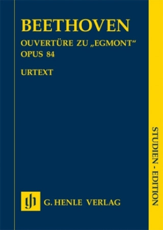 Articles imprimés Ouvertüre zu "Egmont" op. 84, Studienpartitur Ludwig van Beethoven