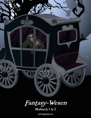 Carte Malbuch mit Fantasy-Wesen 1 & 2 Nick Snels