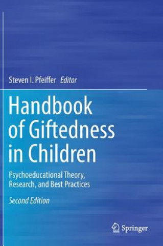 Kniha Handbook of Giftedness in Children Steven I. Pfeiffer