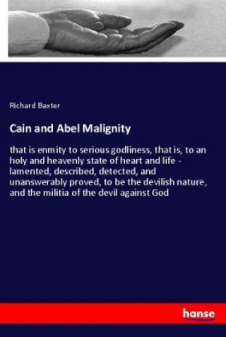 Kniha Cain and Abel Malignity Richard Baxter