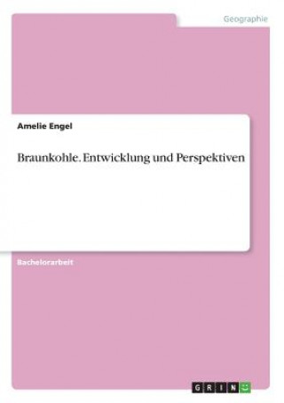 Kniha Braunkohle. Entwicklung und Perspektiven Amelie Engel