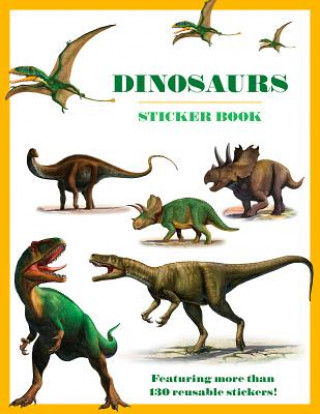 Книга Dinosaurs Sticker Book Sergey Krasovskiy