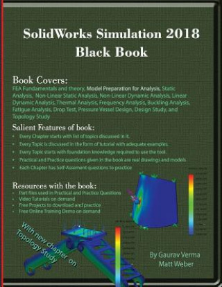 Könyv SolidWorks Simulation 2018 Black Book GAURAV VERMA