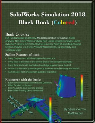 Könyv SolidWorks Simulation 2018 Black Book (Colored) GAURAV VERMA