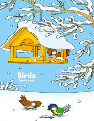 Kniha Birds Coloring Book 6 Nick Snels