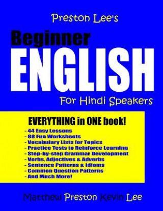 Książka Preston Lee's Beginner English For Hindi Speakers Kevin Lee