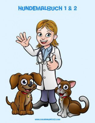 Knjiga Hundemalbuch 1 & 2 Nick Snels