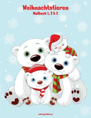 Carte Malbuch mit Weihnachtstieren 1, 2 & 3 Nick Snels