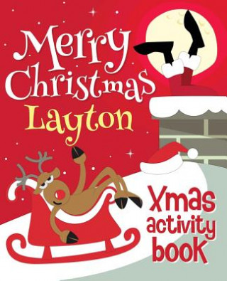 Carte Merry Christmas Layton - Xmas Activity Book: (Personalized Children's Activity Book) Xmasst