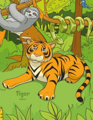 Kniha Tiger-Malbuch 1 Nick Snels