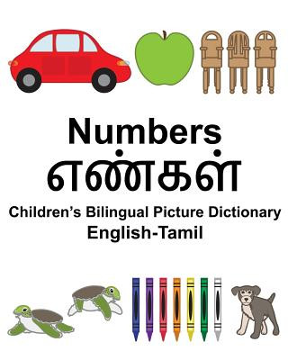 Kniha English-Tamil Numbers Children's Bilingual Picture Dictionary Richard Carlson Jr