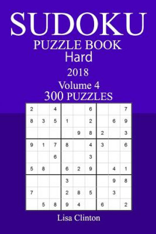 Könyv 300 Hard Sudoku Puzzle Book - 2018 Lisa Clinton