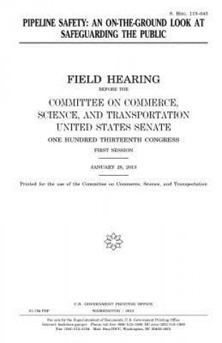 Carte Pipeline safety: an on-the-ground look at safeguarding the public United States Congress
