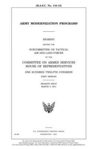 Knjiga Army modernization programs United States Congress