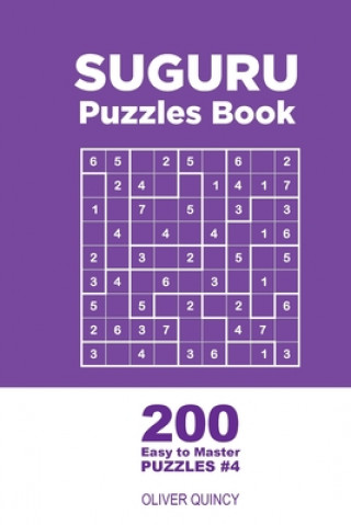 Kniha Suguru - 200 Easy to Master Puzzles 9x9 (Volume 4) Oliver Quincy