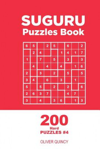 Kniha Suguru - 200 Hard Puzzles 9x9 (Volume 4) Oliver Quincy