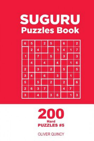 Kniha Suguru - 200 Hard Puzzles 9x9 (Volume 5) Oliver Quincy