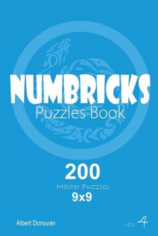 Книга Numbricks - 200 Master Puzzles 9x9 (Volume 4) Albert Donovan