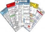Könyv Arztpraxis Karten-Set - praktisches Set mit Laborwerten, Medikamenten-Haltbarkeit, Reanimation, EKG Auswertung & med. Abkürzungen 