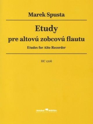 Kniha Etudy pre altovú zobcovú flautu Marek Spusta