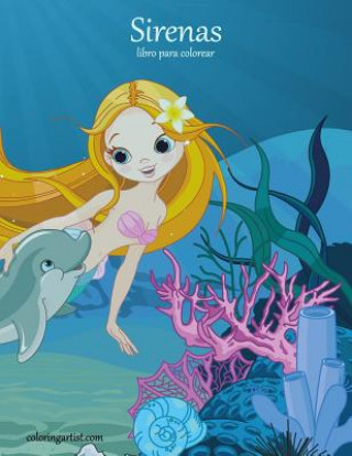 Knjiga Sirenas libro para colorear 1 Nick Snels