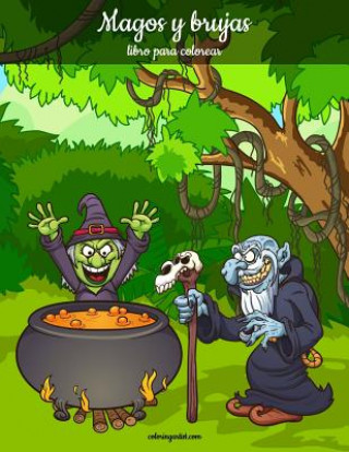 Carte Magos y brujas libro para colorear 1 Nick Snels