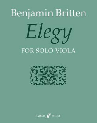 Kniha Elegy Benjamin Britten