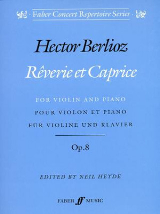 Knjiga Reverie et Caprice Hector Berlioz