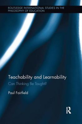 Livre Teachability and Learnability Paul Fairfield