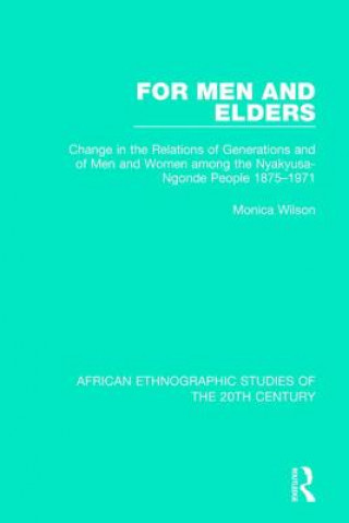 Könyv For Men and Elders Monica Wilson