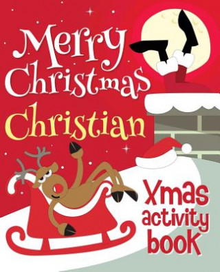 Carte Merry Christmas Christian - Xmas Activity Book: (Personalized Children's Activity Book) Xmasst